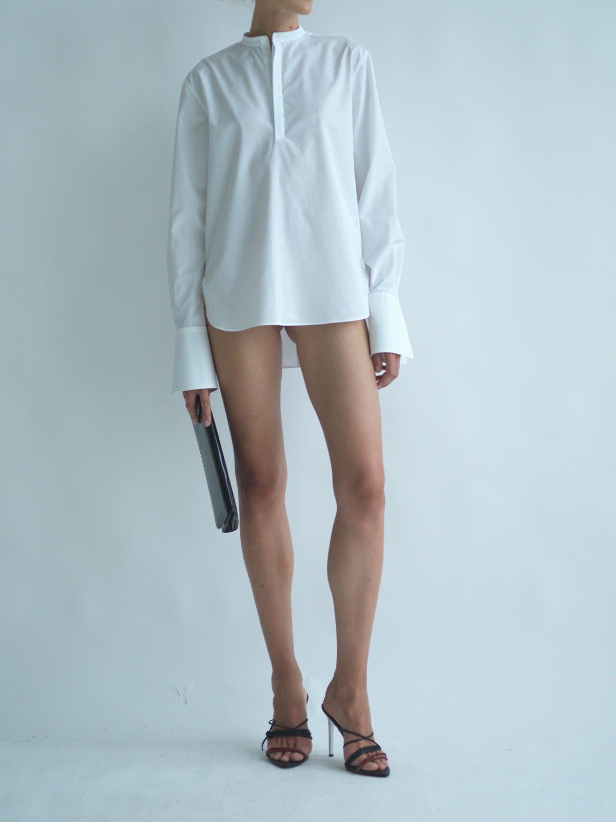 REVERSIBLE SHIRT IN WHITE