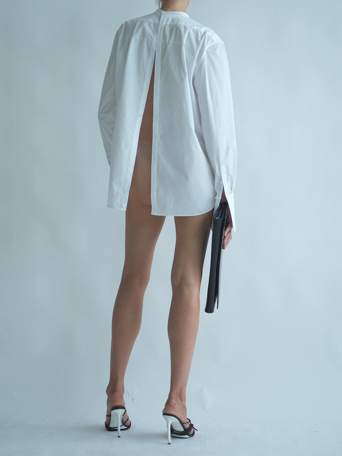 REVERSIBLE SHIRT IN WHITE