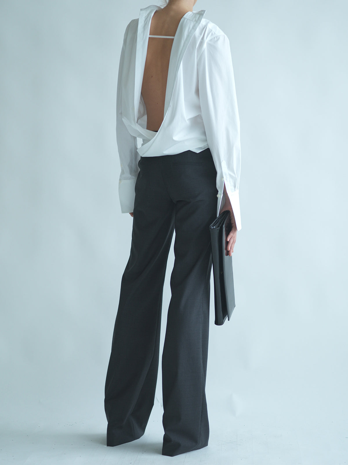 REVERSIBLE SHIRT IN WHITE